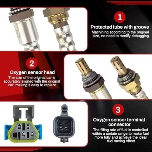 2Pcs 234-4242 234-4530 Upstream Downstream O2 Oxygen Sensor Compatible with