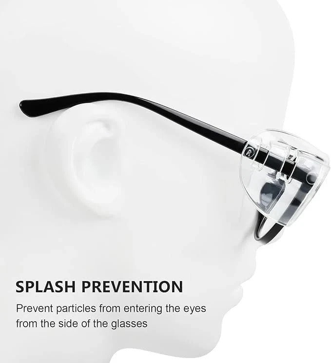 16 Pares Protectores Laterales Para Gafas De Poliuretano Ojos Lentes De Trabajo