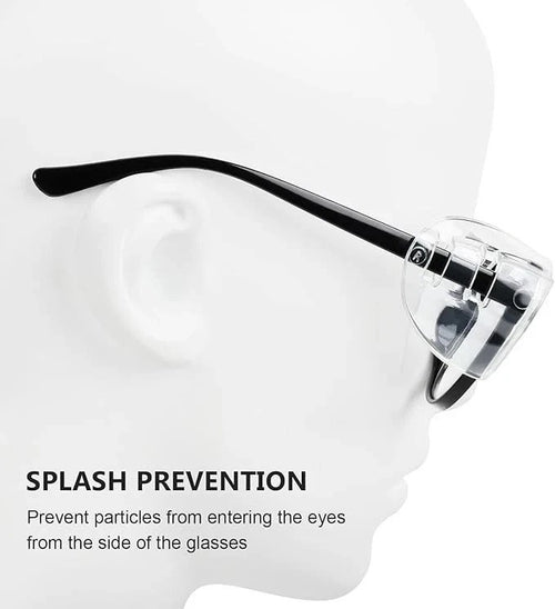 16 Pares Protectores Laterales Para Gafas De Poliuretano Ojos Lentes De Trabajo