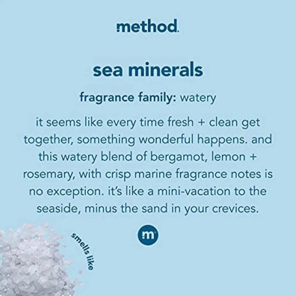 Method Foaming Hand Soap, Sea Minerals, Paraben and Phthalate Free, Biodegradabl