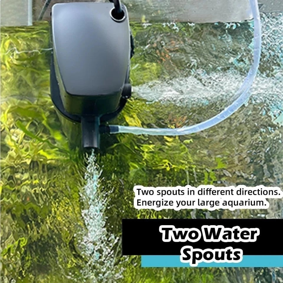 Heavy Duty Aquarium Filter for Big Fish Tanks 75 to 200 Gallons with Biochemical
