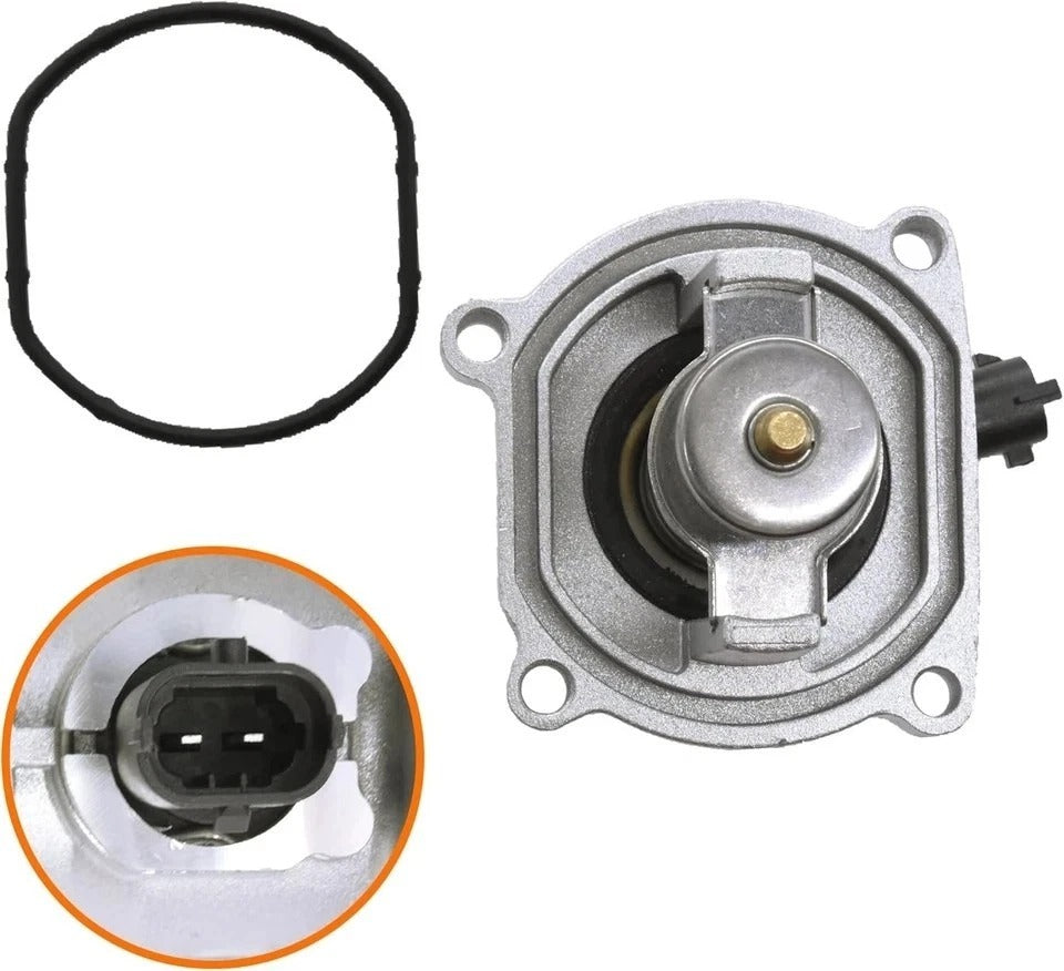 Engine Coolant Thermostat Housing Assembly Compatible with 2009-2011 96984104