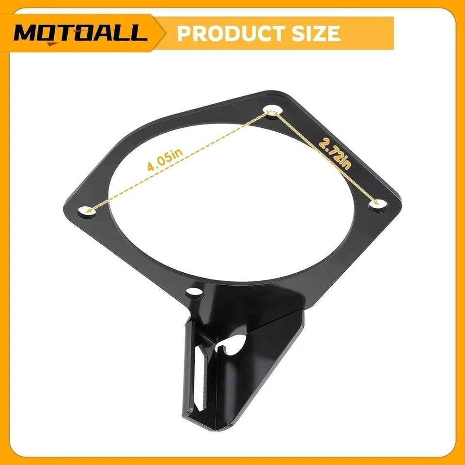 Throttle Cable Bracket Replacement 4-Bolt Fit for Intakes 92mm-102mm
