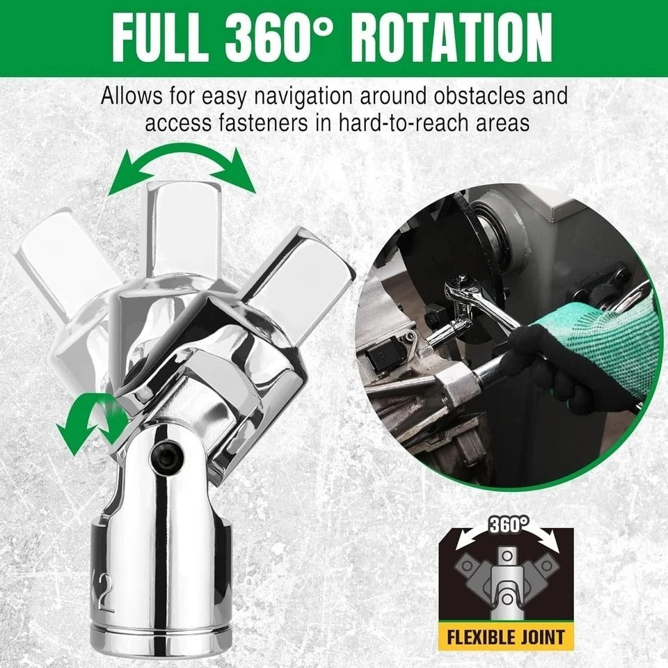 SK 20 Piece Socket Extension Set, 1/4", 3/8" and 1/2" Drive Bar,...