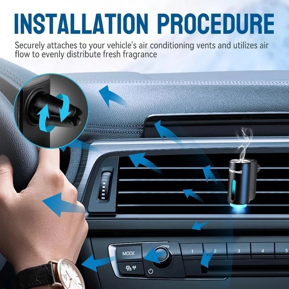 Ambientador Inteligente Perfume Difusor De Aire Aromaterapia Para Coche Carro