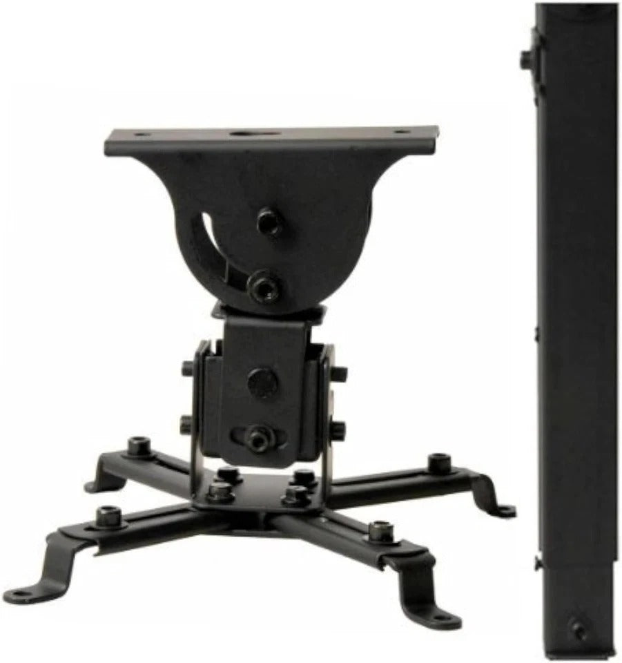 Versatile Adjustable Projector Mount for Flat or Vaulted Ceilings - 44 lbs Ca...