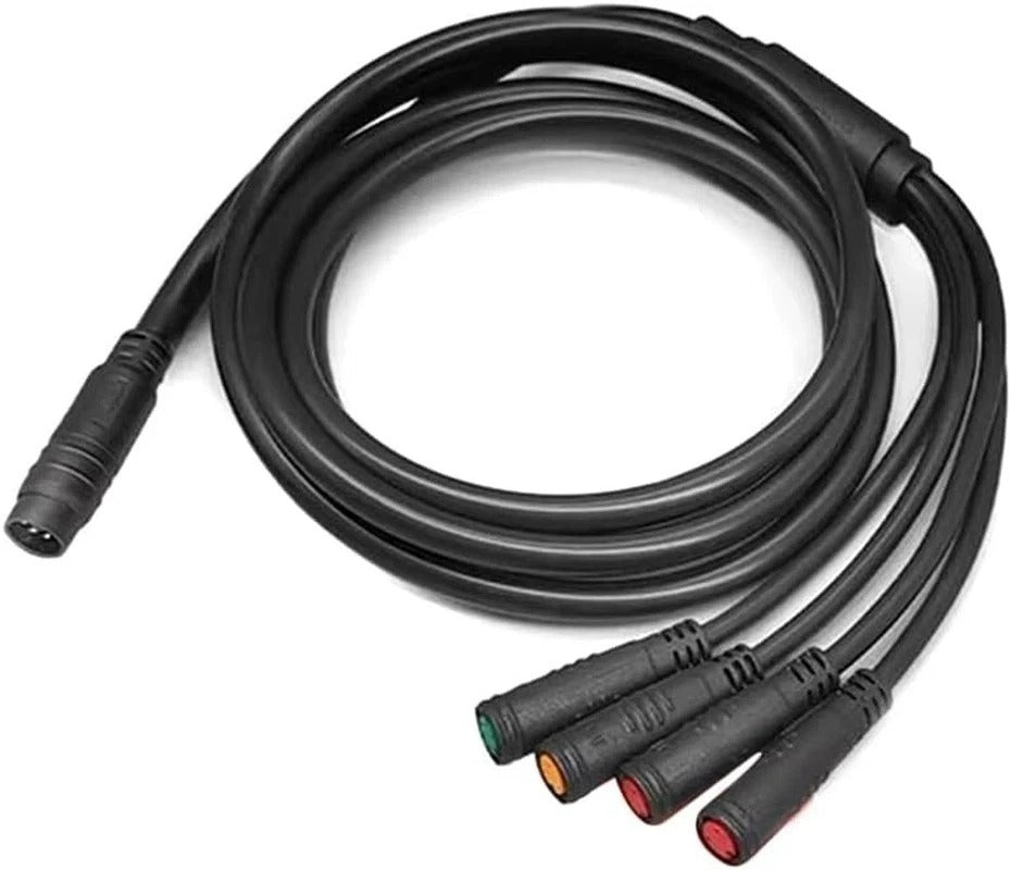 1T4 E-Bike Waterproof Cable 105cm for Throttle Display Brake Connect