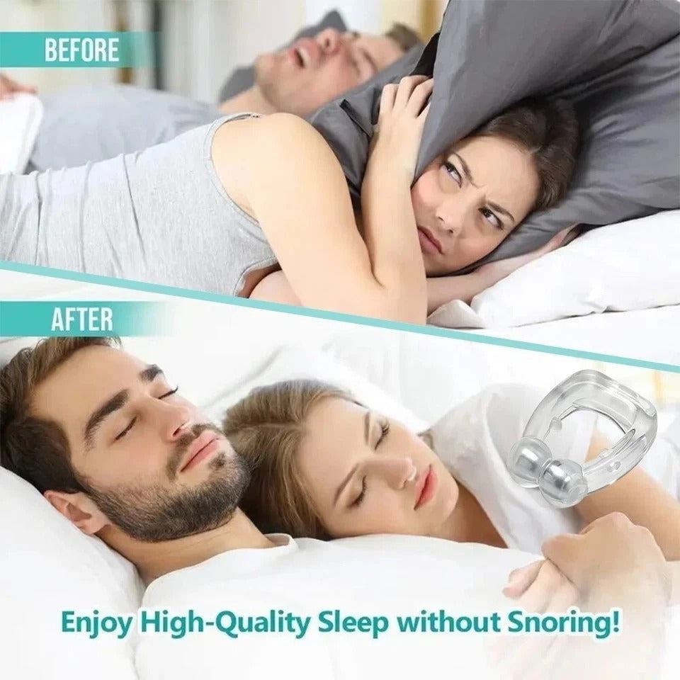 4Pcs Magnetic Nasal Clip Nose Relief Snoring Improve Sleep Quality