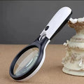 3 LED Light 45X Handheld Magnifier Reading Magnifying Glass Lens Jewelry Loupe
