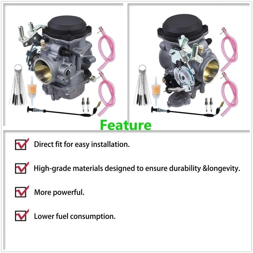 Carburetor 27490-04 Replacement for CV 40MM Dyna Glide Softail Low Rider Spor...