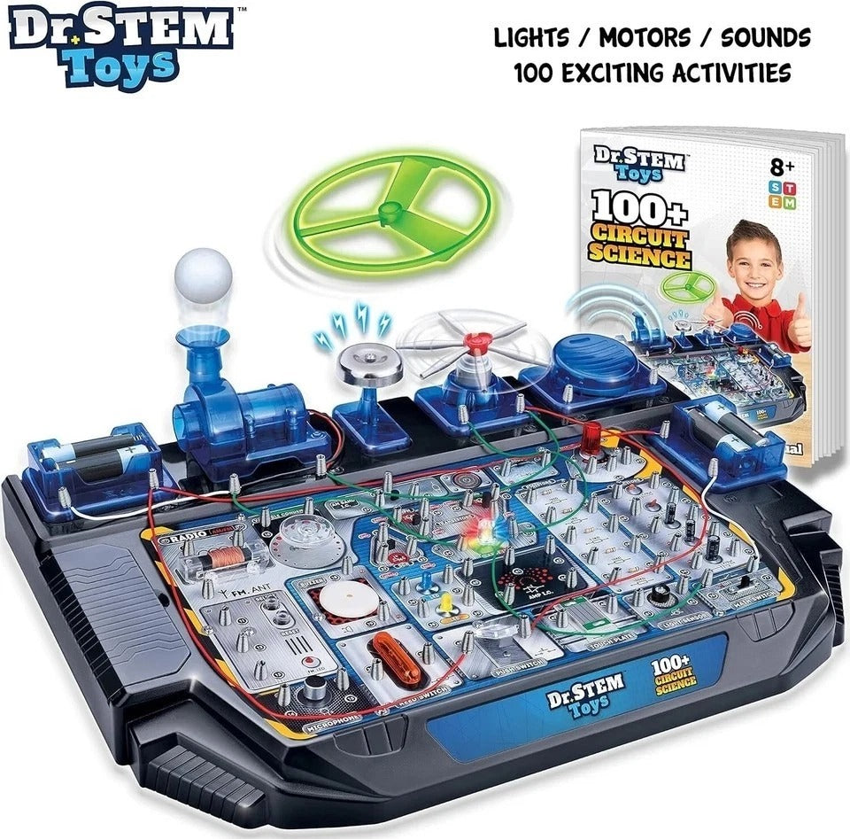 Circuit Science Kit, Includes Over 100 Electrical Experiments with Lights, So...