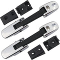 Mack Hood Latch Strap W/Catch Bracket Left Driver & Right Passenger Side Chrome