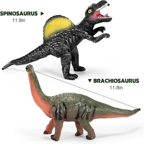 7 Piece Jumbo Dinosaur Toys Big Toy for Boys Realistic Giant...