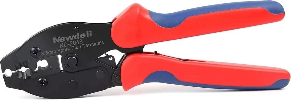 Spark Plug Wire Crimper, Newdeli Crimping Pliers for Spark Plug Stripping Tool,