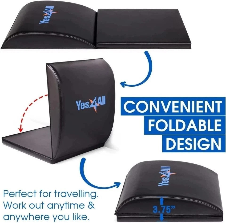 Compact Foldable Abdominal Sit-Up Mat for Ultimate Comfort and Your Core Journey