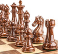 Weighted Chess Pieces High Polymer 4.25" King +2 Queens, Tournament Set