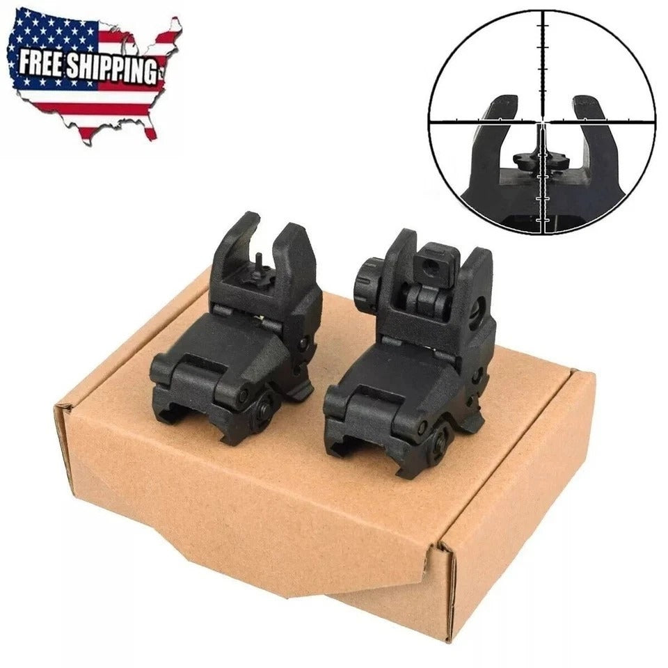 New 90 degree Flip Up Sight Front and Rear Flip Sights for hunting 20mm Rail