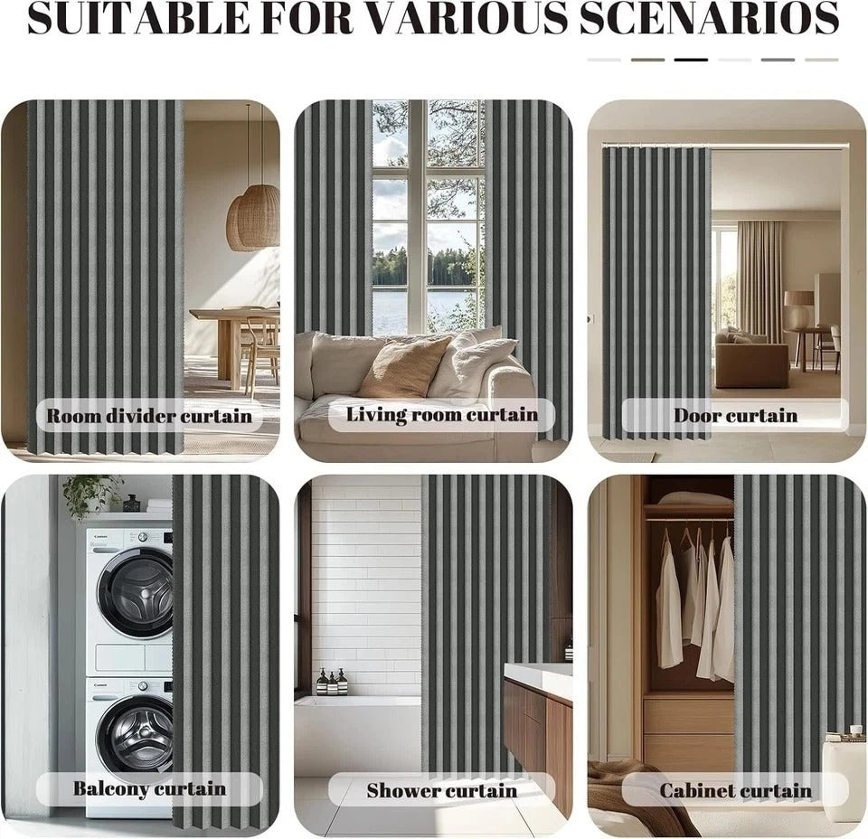 Blackout Accordion Door Invisible Folding Accordion Doors Interior Magnetic Door