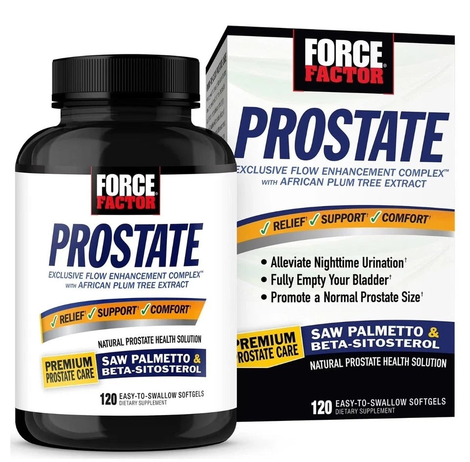 Men’s Prostate Support Supplement Softgels 120 ct Force Factor