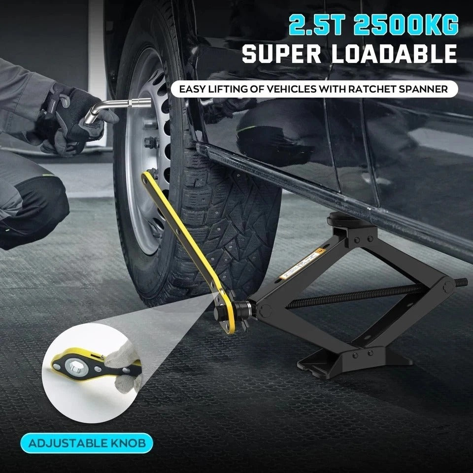 2.5 Ton Car Jack for Mercedes Benz, Scissor Jack, Tire Changing Kit, with Jac...