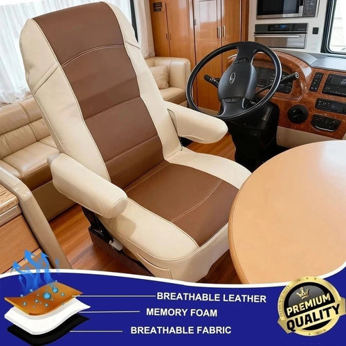 2 Pack RV Seat Covers for Captains Chairs,Motorhome Seat Covers for Class-A RV