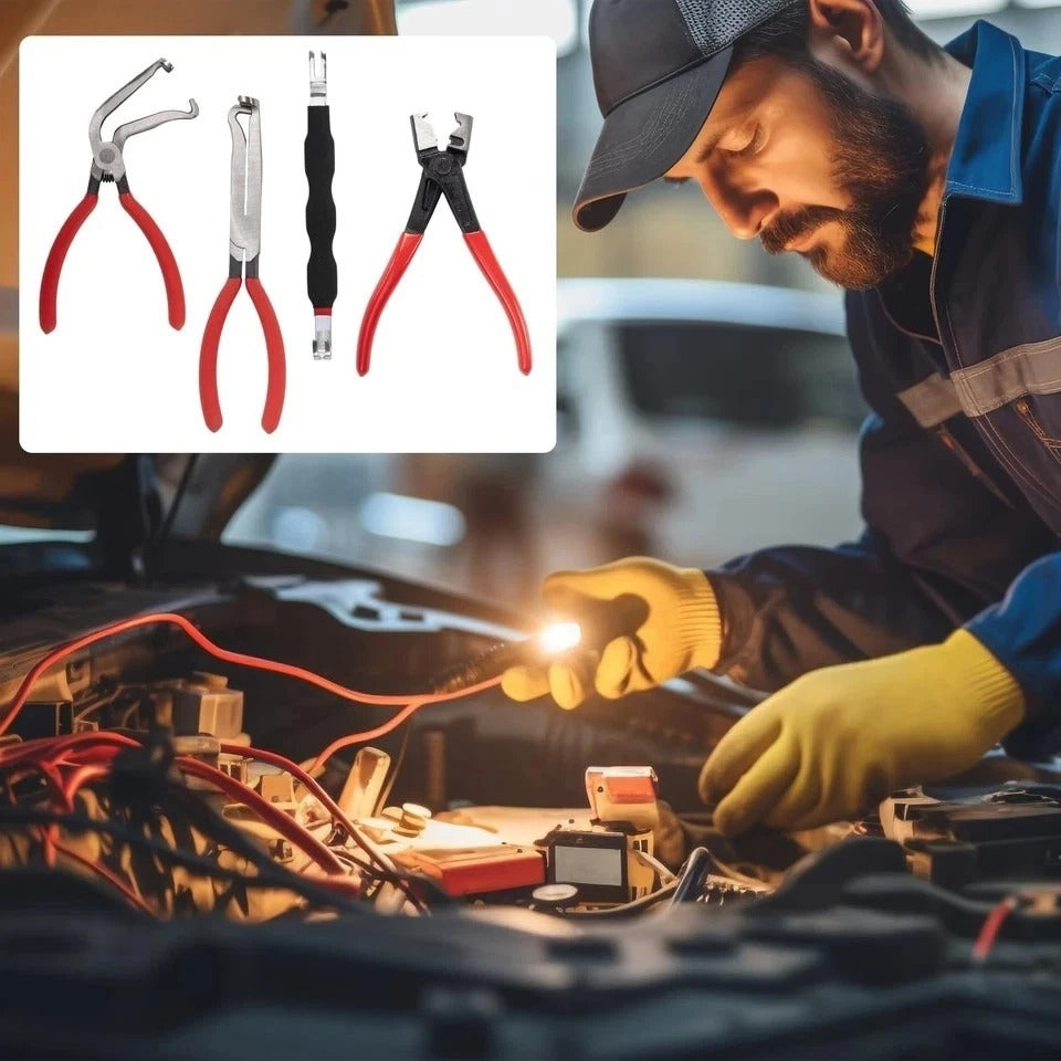 5 PCS Electrical Disconnect Pliers Connector for Cars,8in Multi-Use Tool Kit ...