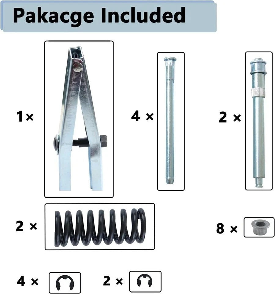 Door Hinge Pin and Bushing Kit Tool for C1500 Door Hinge Pin Spring Kit 23 Pcs