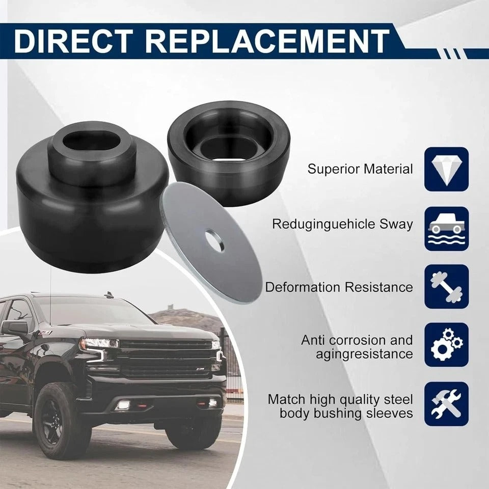 7-141 Body and Cab Mount Bushing Kit for 1999-2014 Chevy Silverado & GMC Sierra
