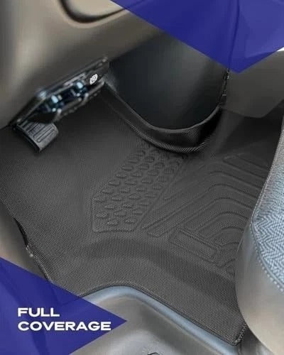 Car Floor Mat for Chevy Express: TPE Black Rubber Front Liner - Van