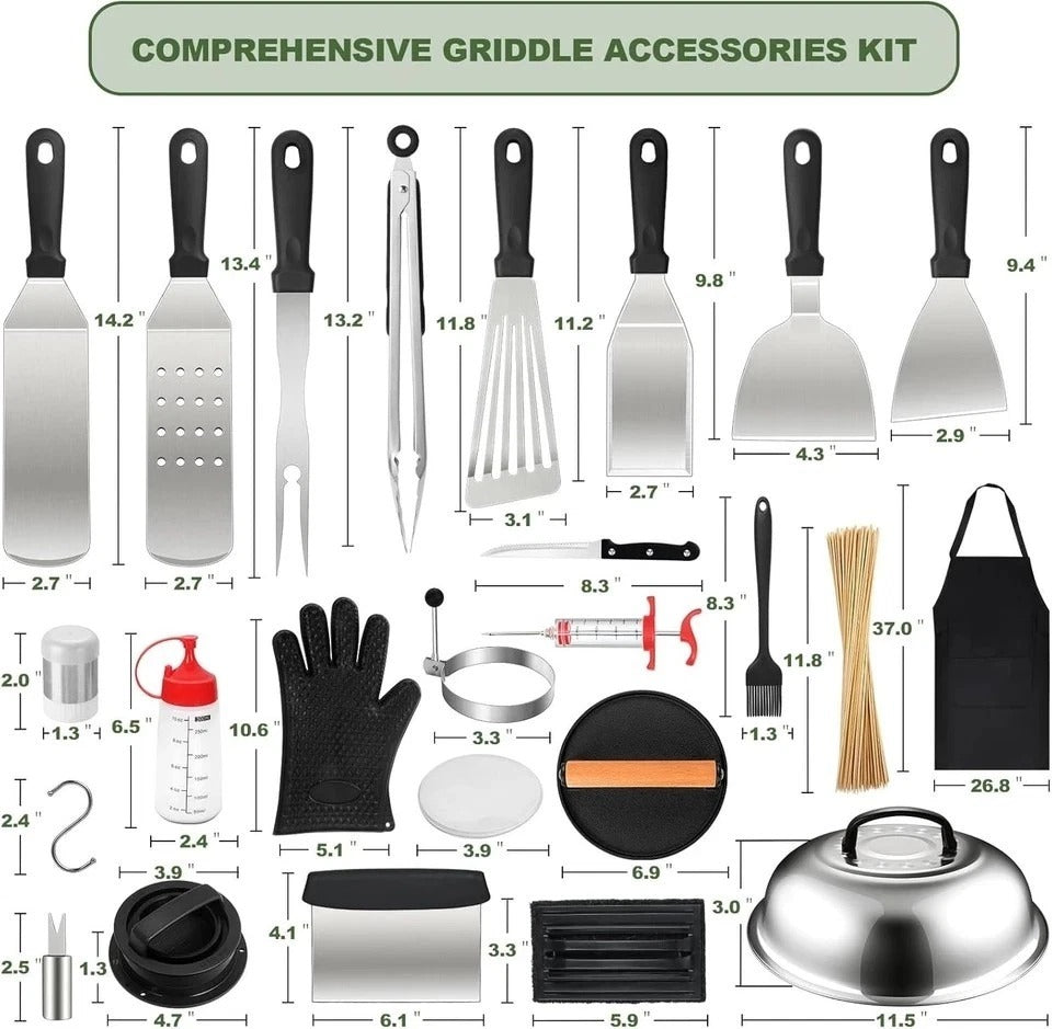 237pcs Griddle Accessories Kit for Blackstone, Perfect Flat Top Grilling Accesso