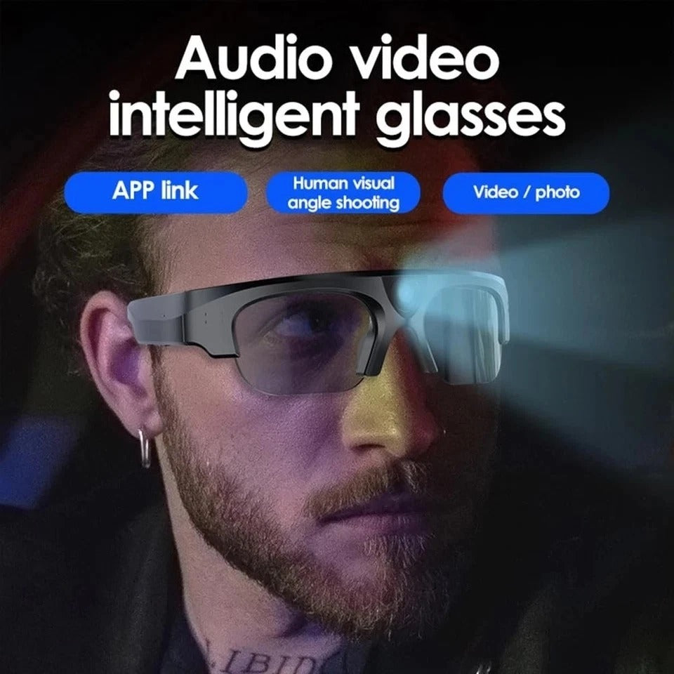 4K Camera Glasses, 2025 AI Smart Sunglasses with Camera, Video Glasses with U...