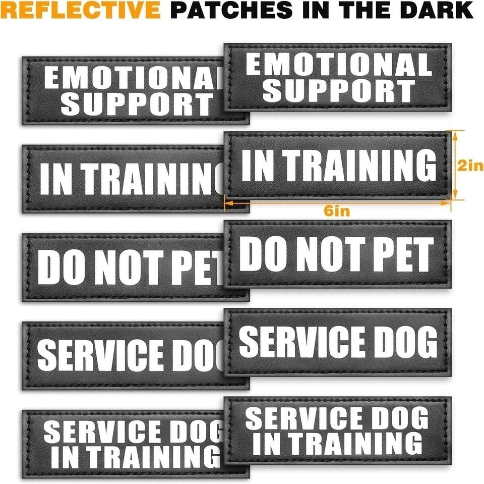 WINSEE Service Dog Vest Harness for Large Dog, Tactical Working MOLLE Vest with