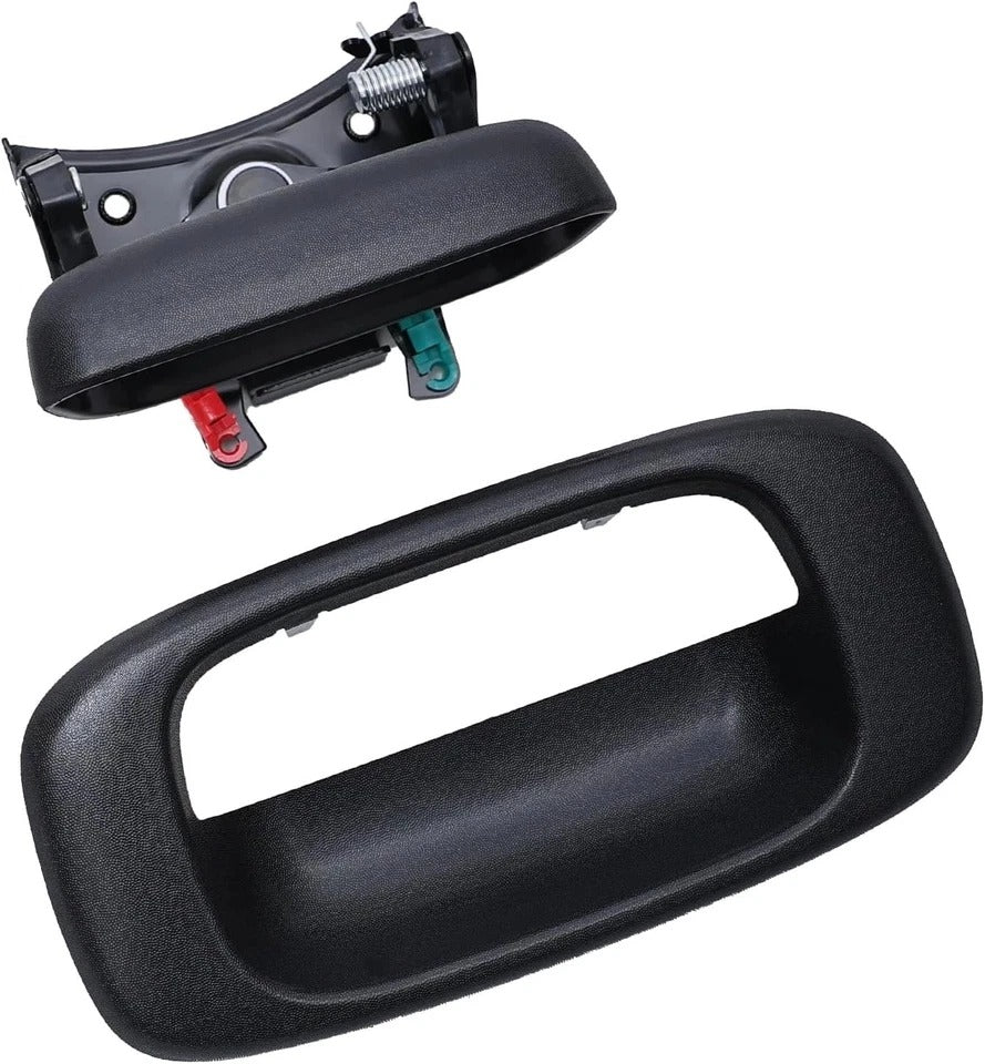 Tailgate Handle & Bezel Kit with Clips for Chevy Silverado GMC Sierra 1999–2007