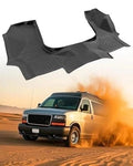 Car Floor Mat for Chevy Express: TPE Black Rubber Front Liner - Van