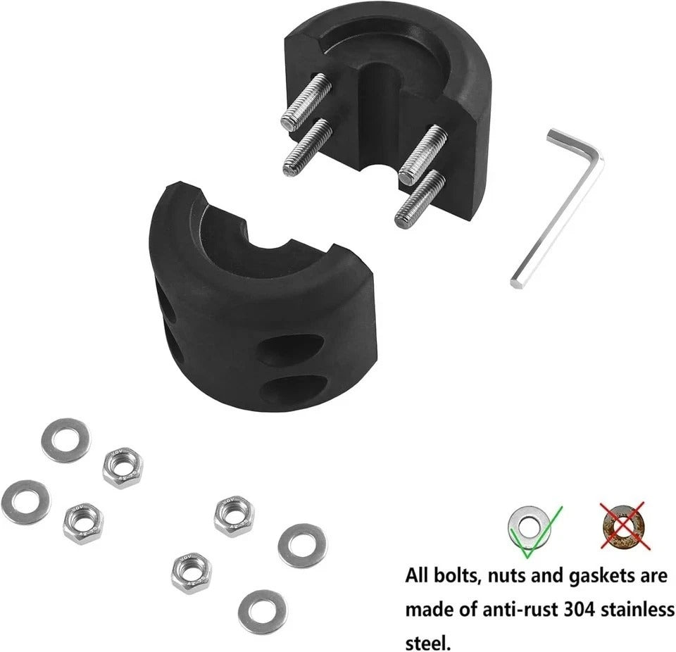 1/4 Inch x 50 Feet Synthetic Winch Rope 10,000LBs Line Cable Blue 1/4 inch