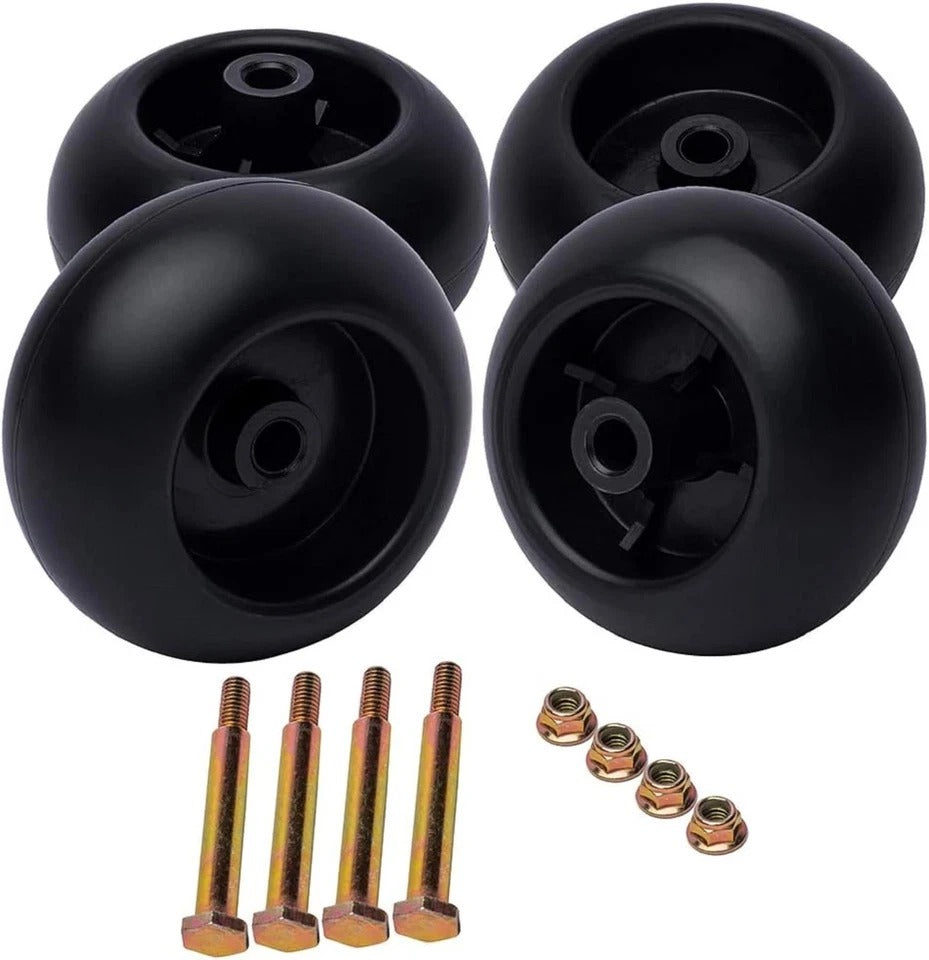 4 Riding Mower Deck Wheel Kit for 54" Cut Cub Cadet RZT50 RZT54 LT1050 SLT1554
