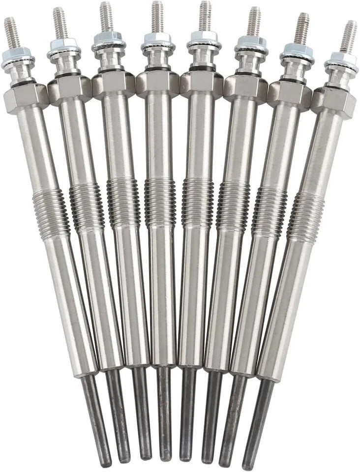 8Pcs Diesel Glow Plugs 9G Compatible with Chevy GMC 6.6L 2006-2016 Silverado 250