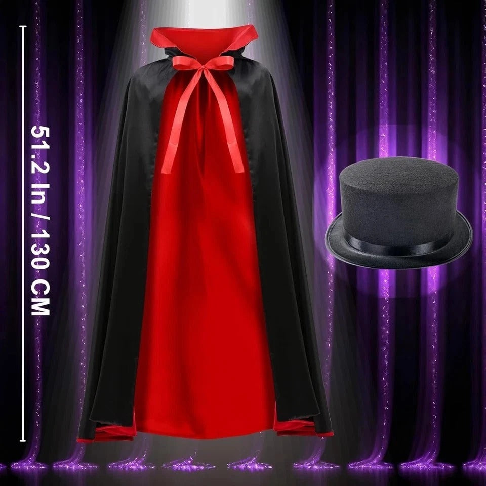 Kids Magic Kit, Magician Costume for Pretend Play, Magic Set with Instructions f