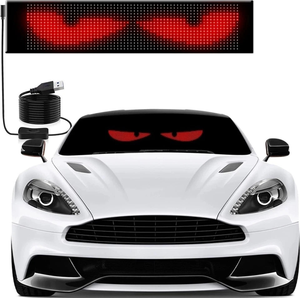 14.72"x3.62" Programmable ojos led para carro Windshield Display for 14.72*3.62