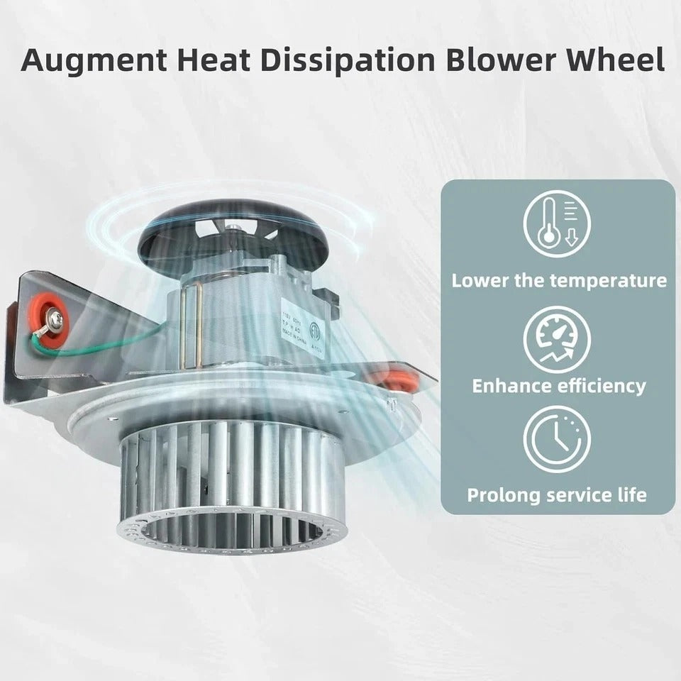 HC21ZE117-B HC21ZE117 Furnace Draft Inducer Blower Motor Kit for JAKEL INC J238-
