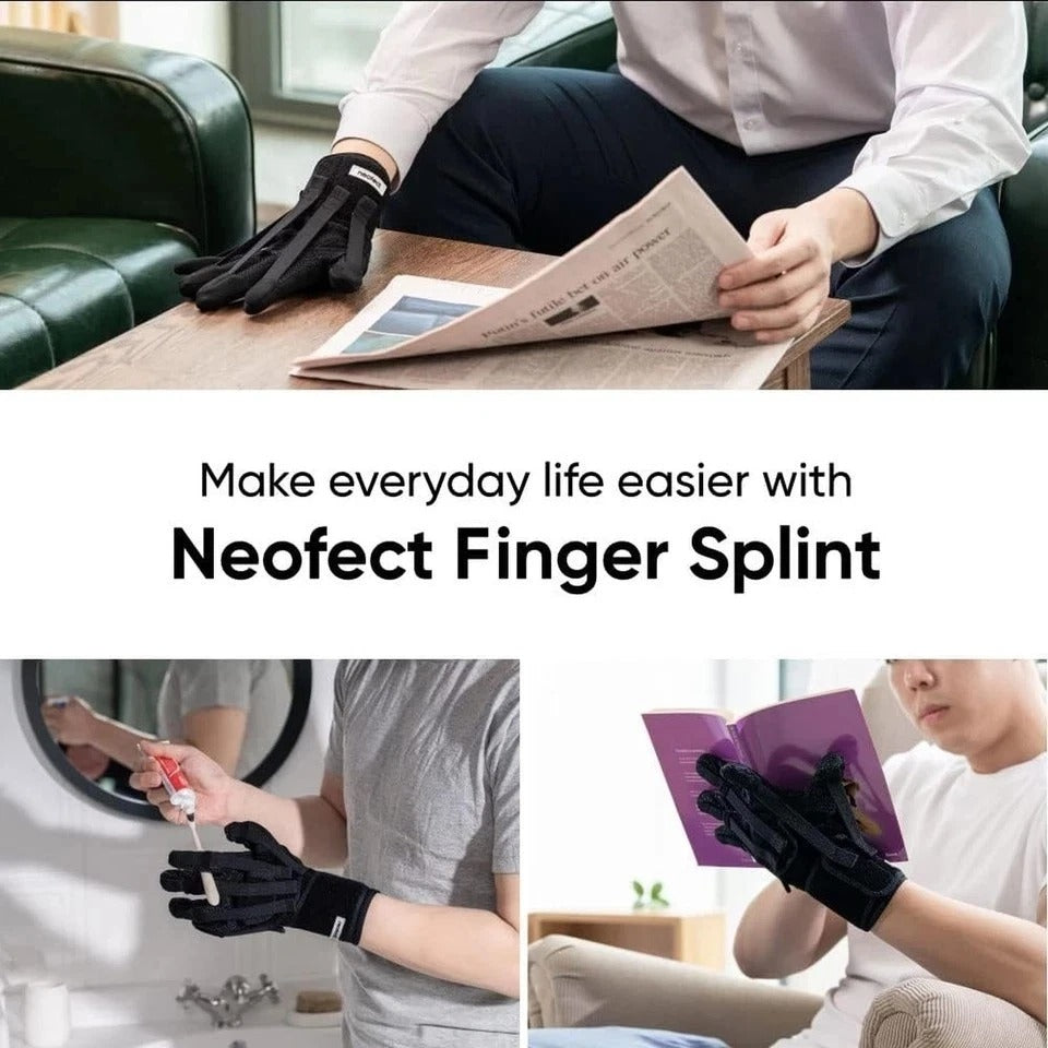 Finger Splint - Finger Training & Rehab Orthotics, Minimizes Spasticity, Stre...