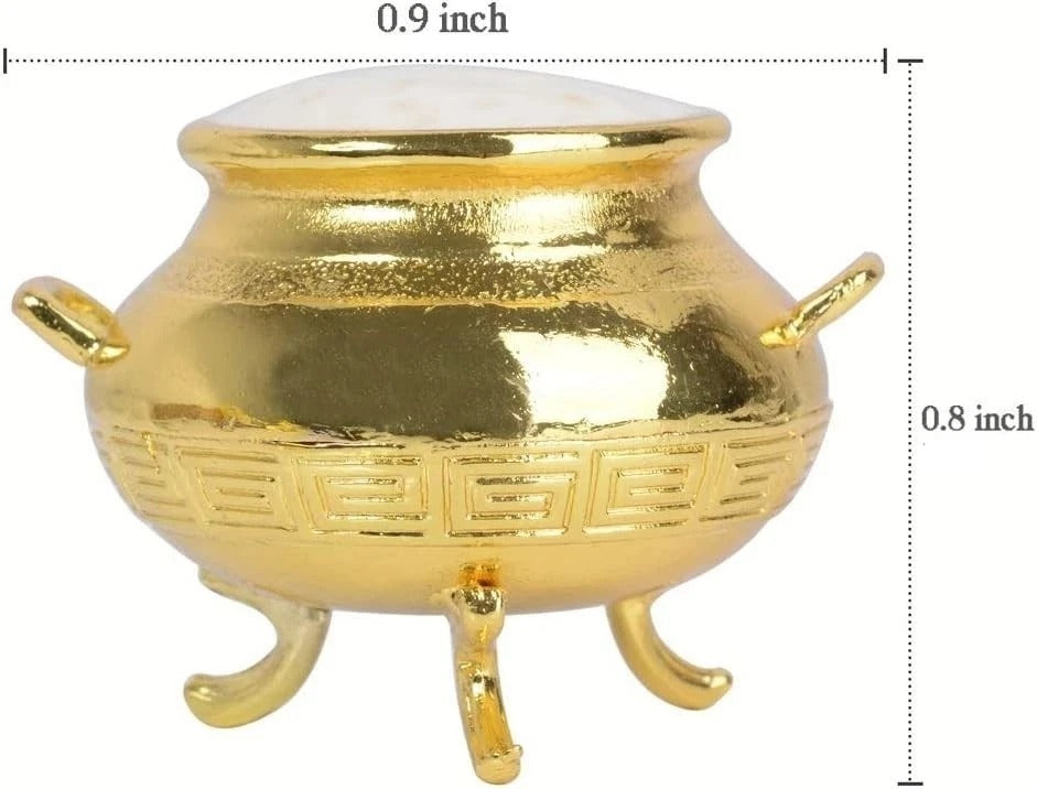 BRTAGG The Ark of The Covenant Replica Gold Plated Statue with Contents, Aaron‘s