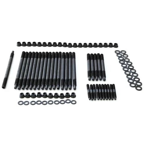 Cylinder Head Stud Bolt Kit Compatible with 1997–2003 Chevy LS1 LQ9 LS6 Black