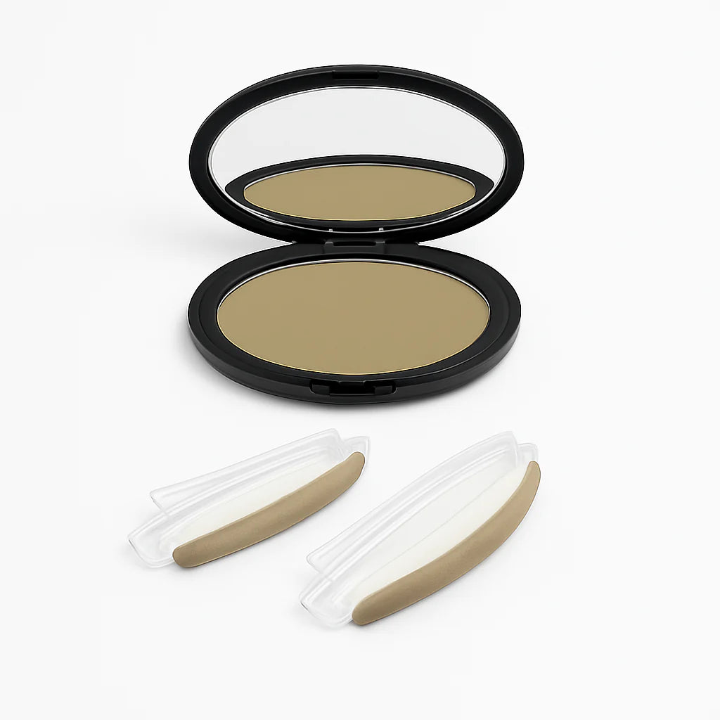 Perfect Brow Stamp Kit - Blonde shade with compact and applicators