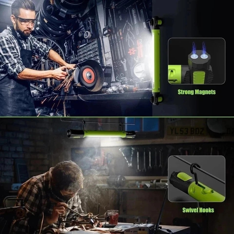 Mechanic Work Light, 3000LM Magnetic Work Light, 5200Mah Rechargeable LED Work L