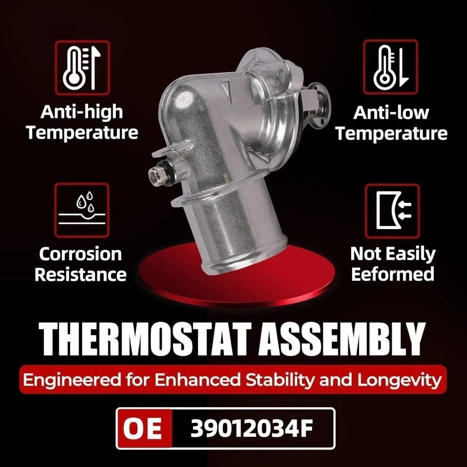 Upgrade Aluminium Thermostat Housing Assembly 68253514AA(Upgrade Aluminum)