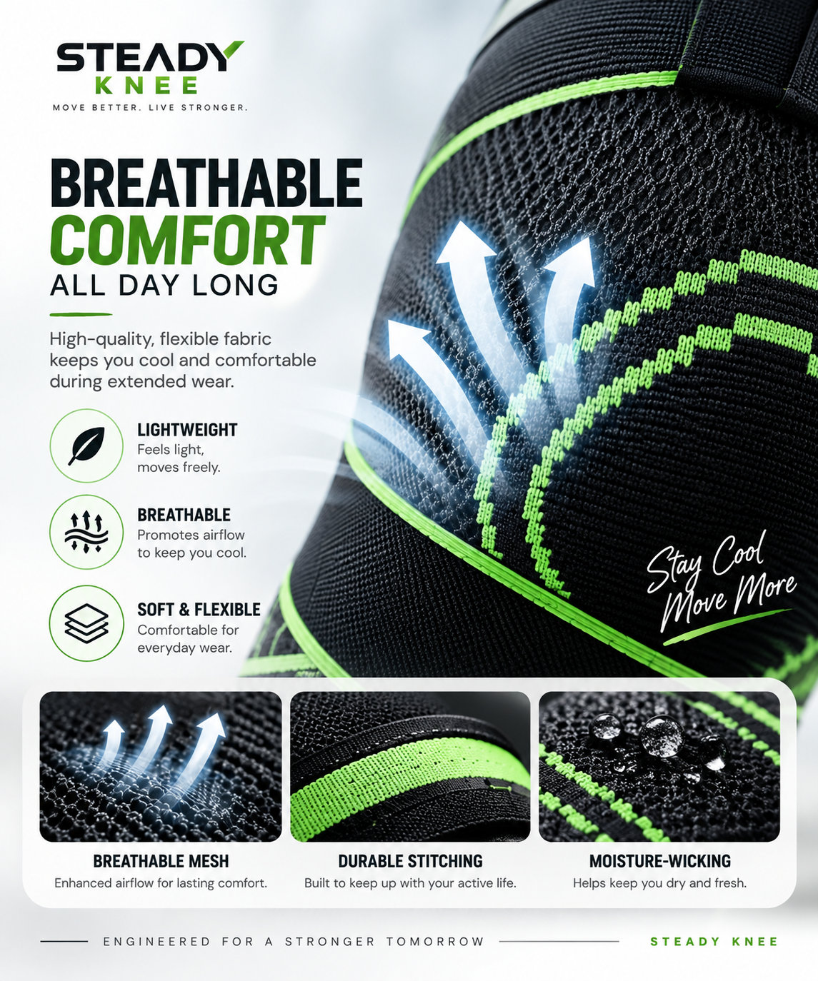 Steady Knee™ Active Compression Brace