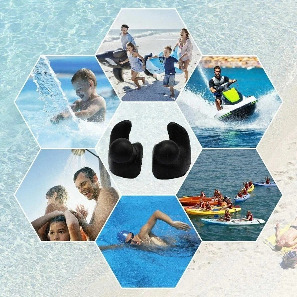 5/10 Pairs Soft Silicone Ear Plugs For Swimming Sleeping Anti Snore Reusable