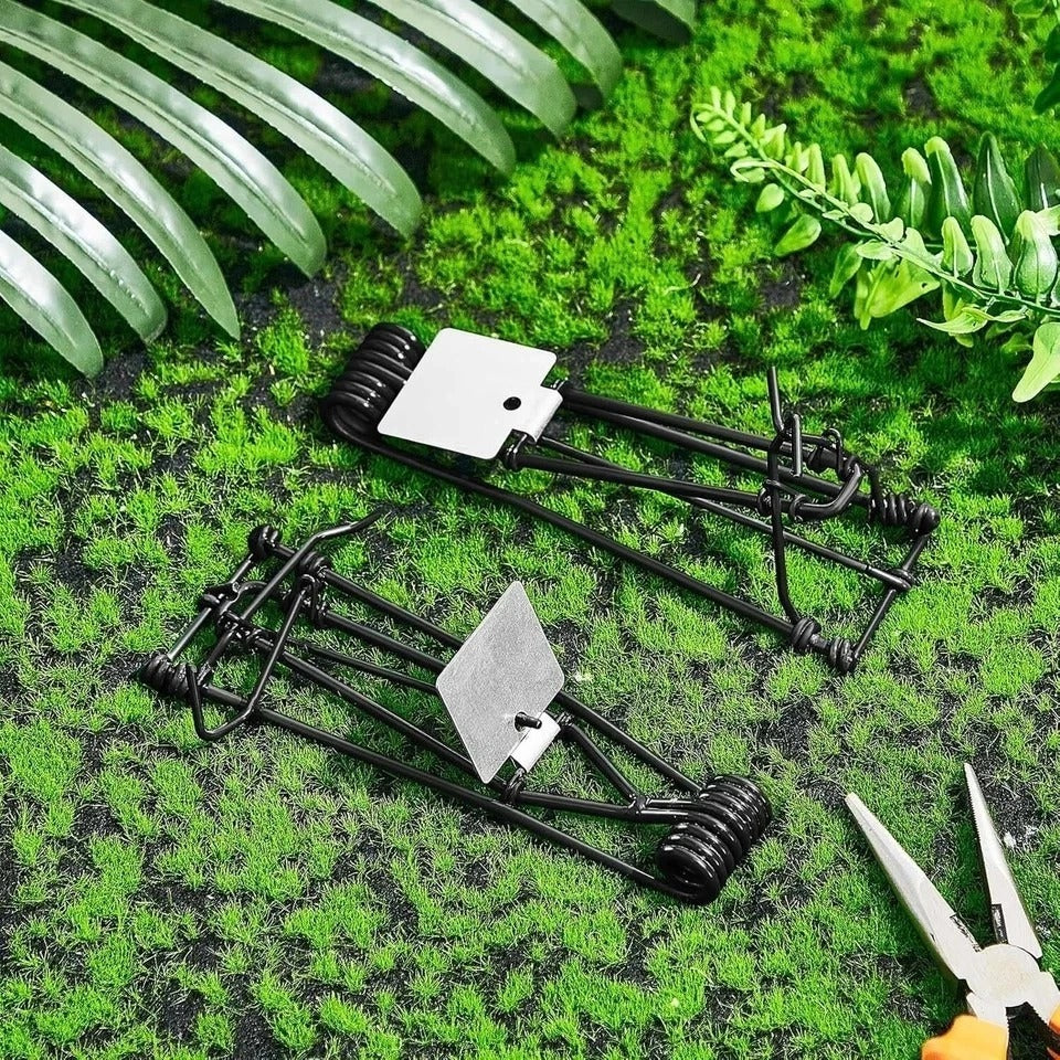 12 Pcs Outdoor Gopher Trap Easy Set Mole Trap Weather Resistant Gopher Killer...