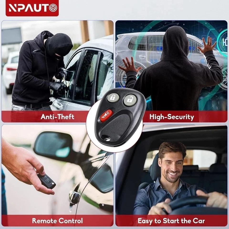 Keyless Entry Remote Control Car Key Fob for 2003 04 05 2006 Chevy Silverado ...